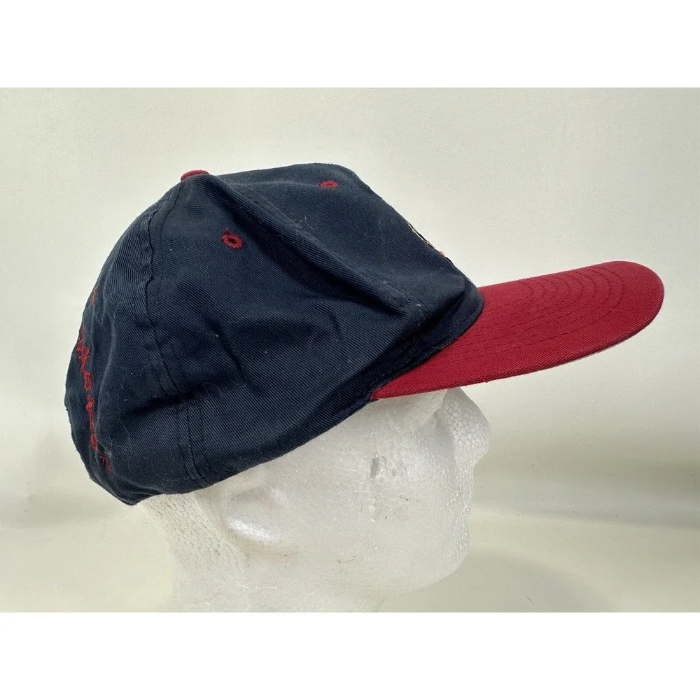 Fred Flintstone Snapback Hat 1994 Red Blue  90's Retro‎ Throwback Vintage